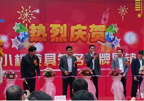 之龙五金受邀出席榄锁具知名品牌展销中心开q式